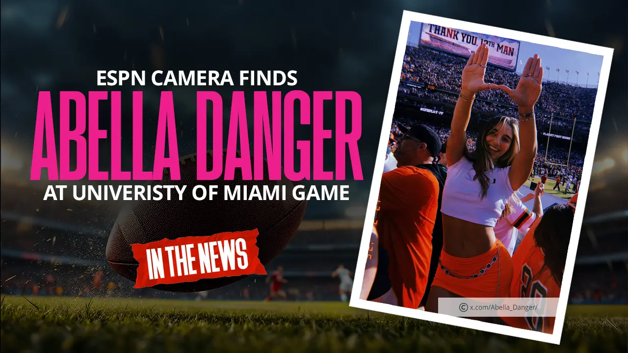 ESPN Camera Finds Abella Danger at University of Miami Game and Crowds Go Wild