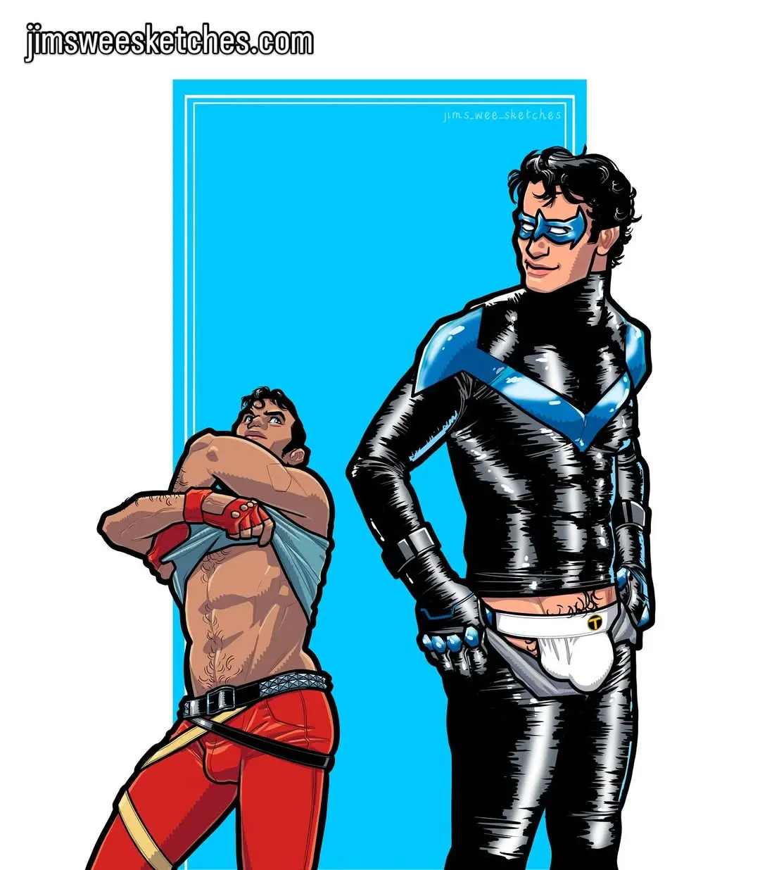 gay Nightwing erotica