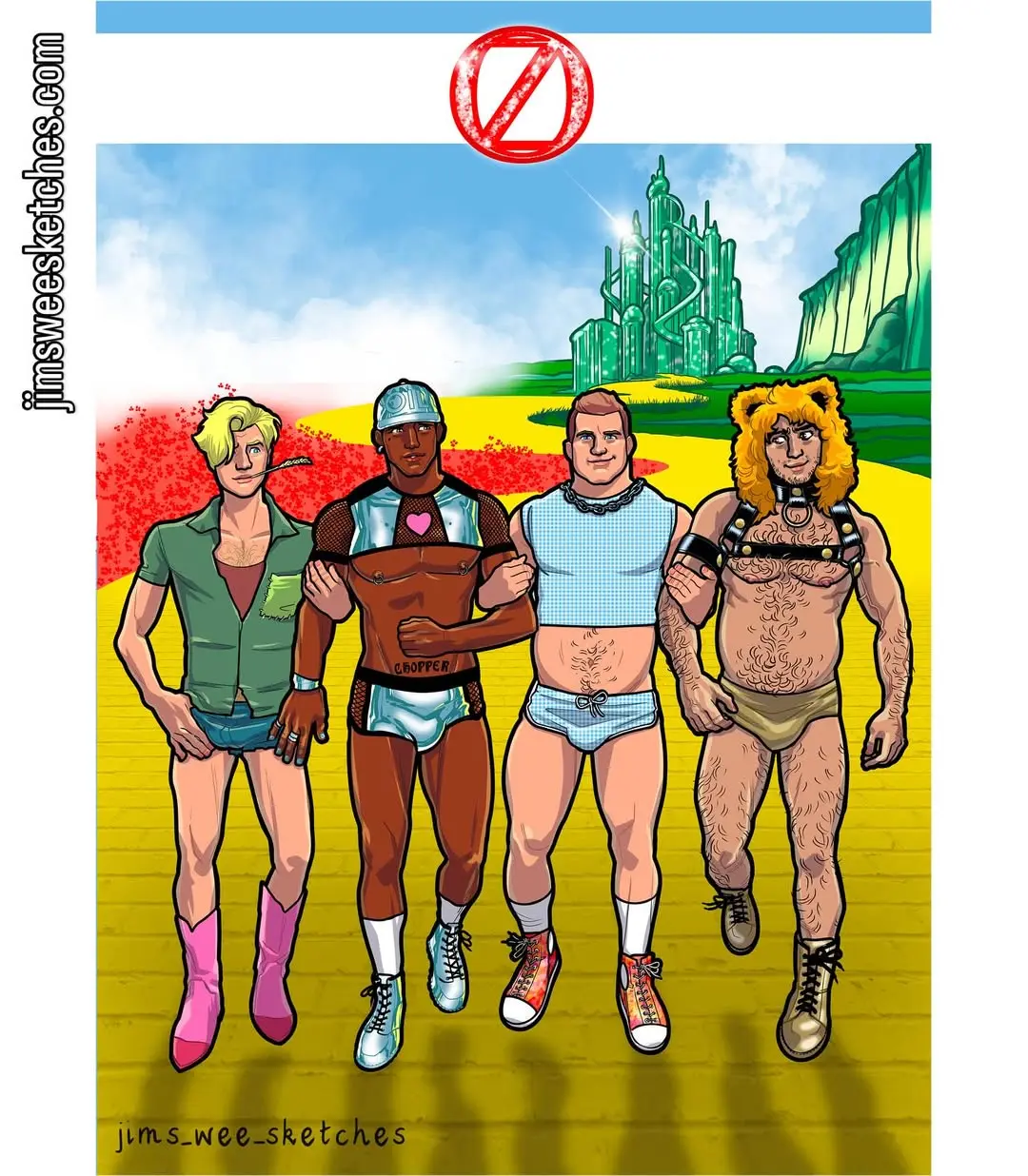 gay Wizard of Oz comic