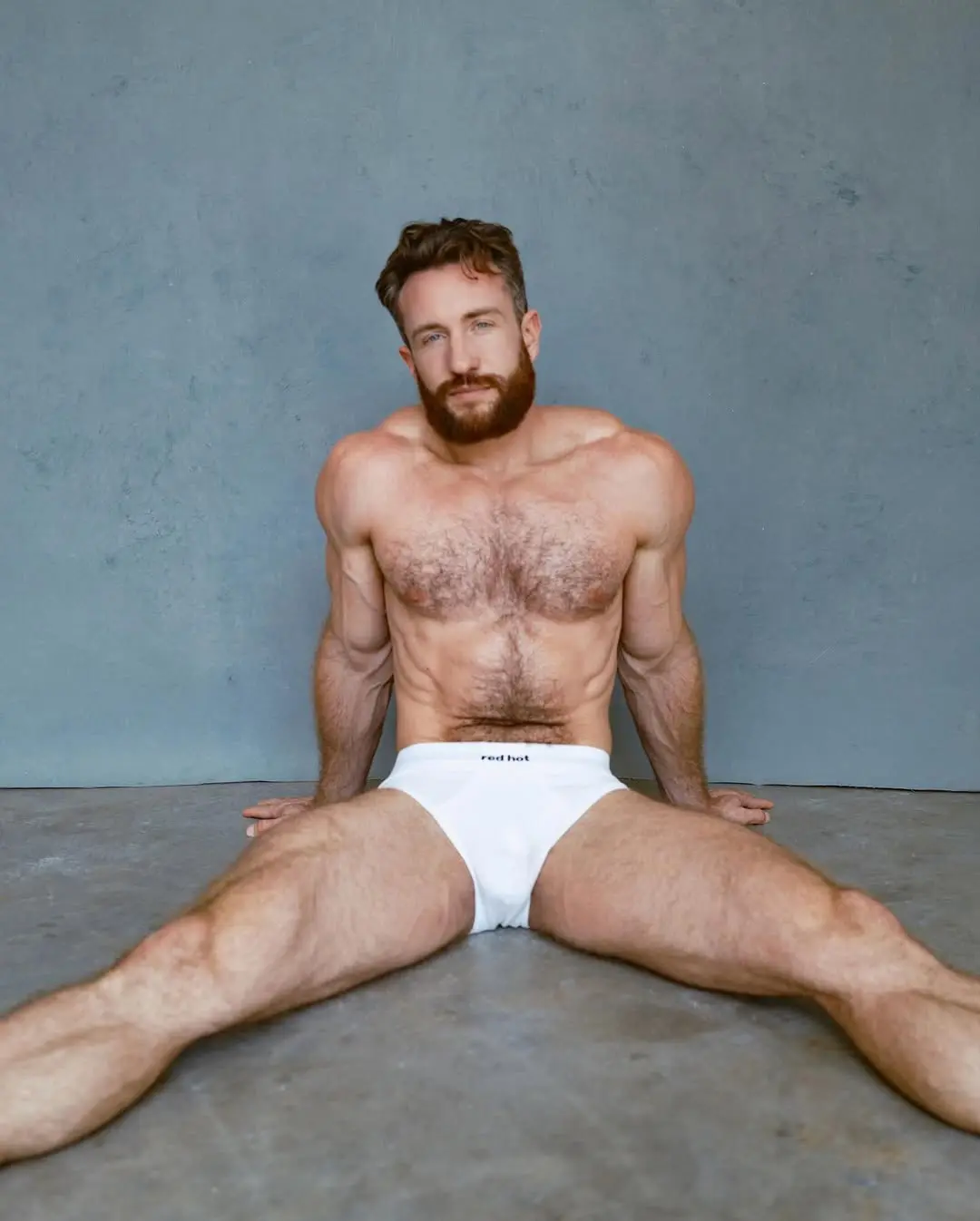 ginger muscle stud in underwear