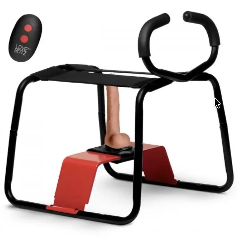 Remote Controlled Bangin' Bench with Thrusting and Vibrating Dildo