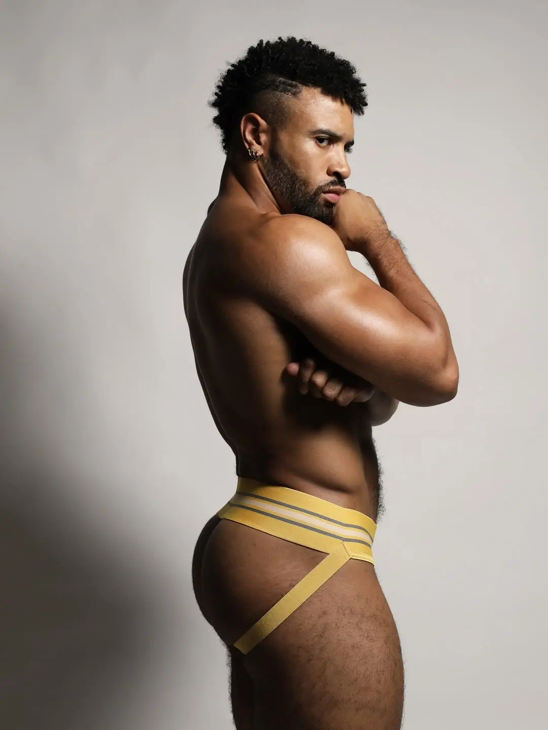 muscle butt in jockstrap