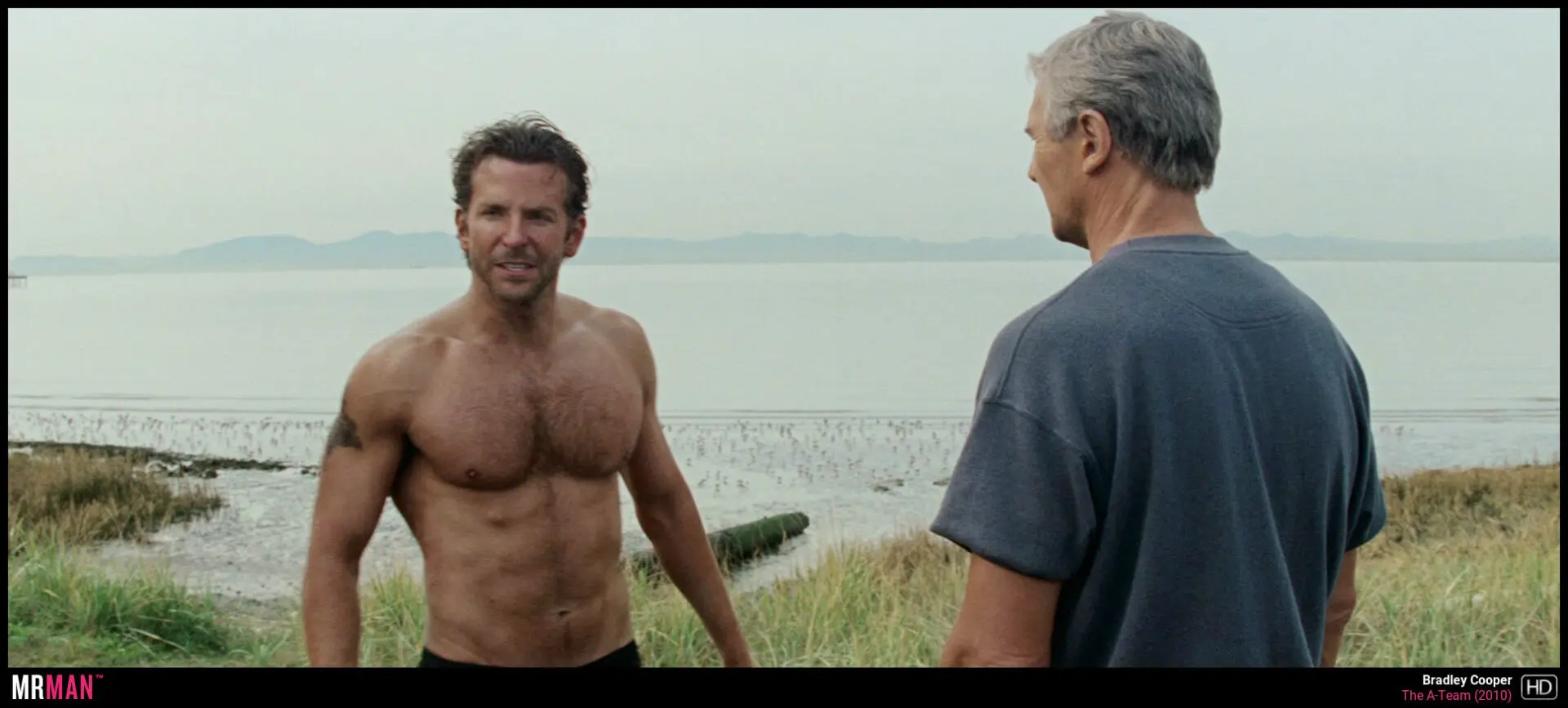 Bradley Cooper shirtless