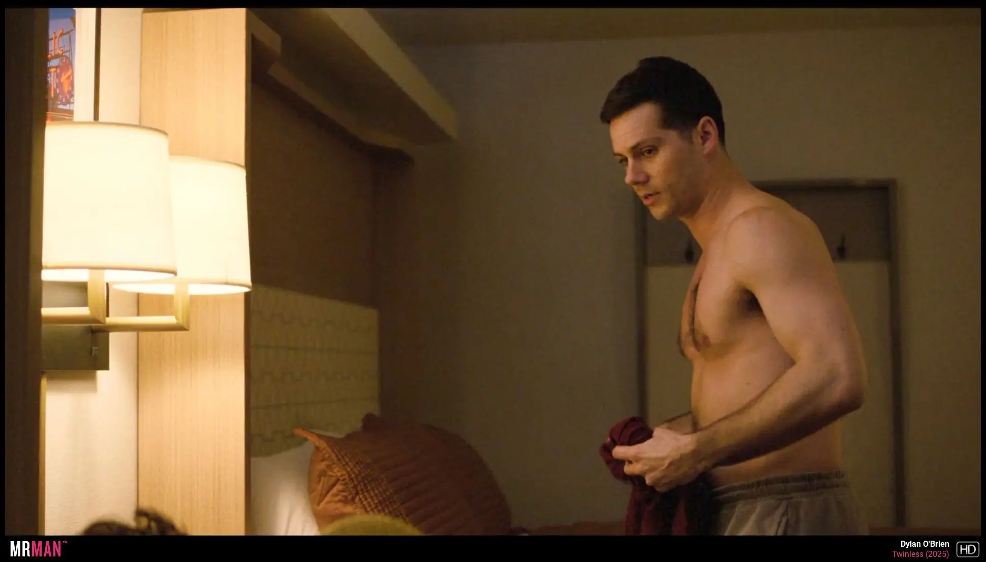 Dylan O'Brien shirtless