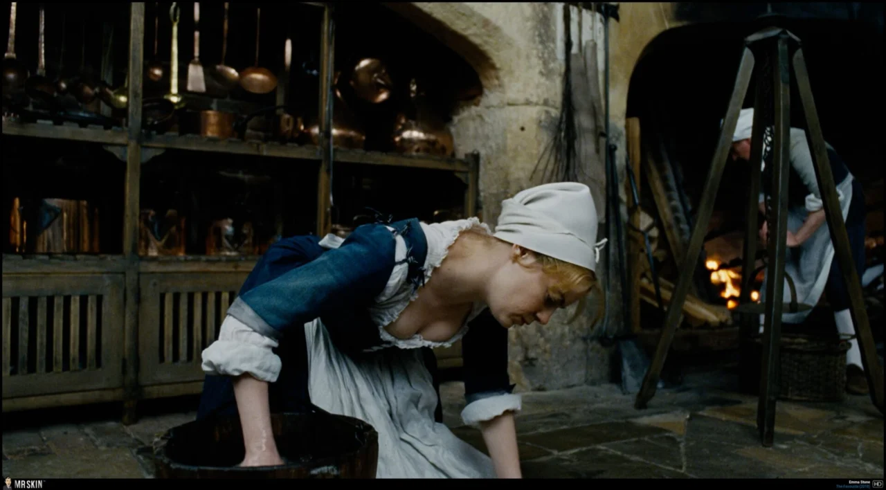 Emma Stone in The Favourite (2018)