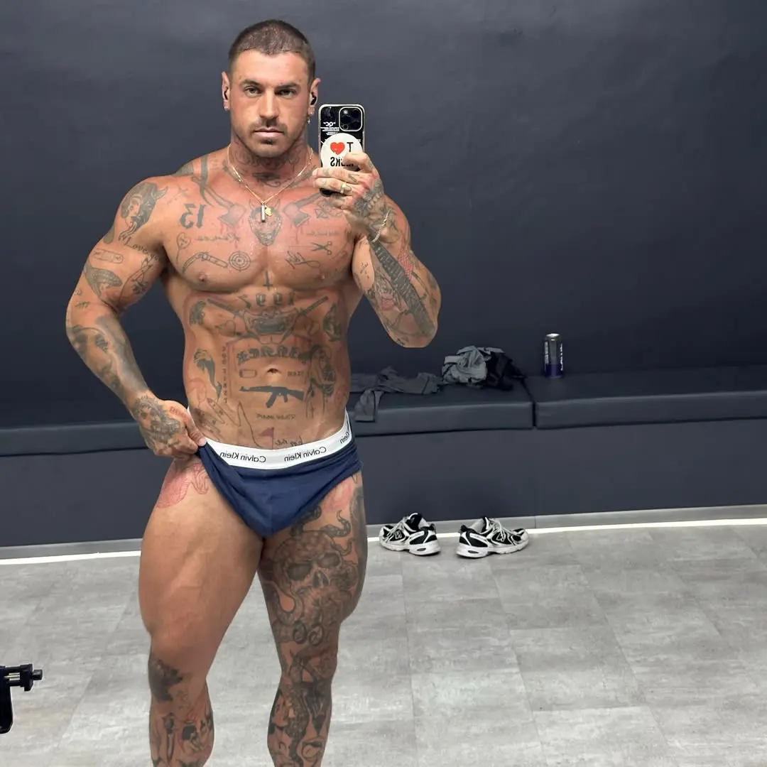 muscle guy in underwear